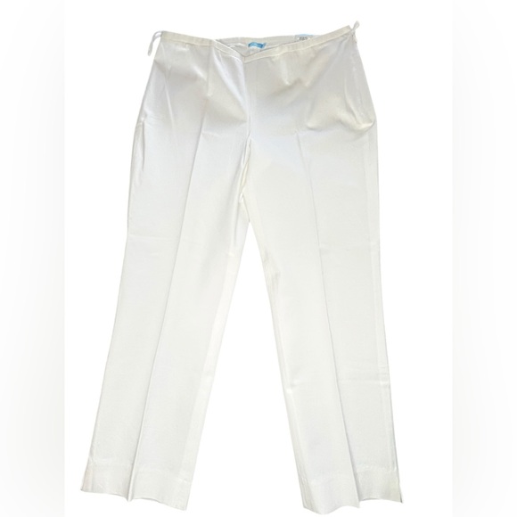 J. Mclaughlin - Size 14 -  Dock Capri Slim Stretch Pants in White NEW - Picture 5 of 9